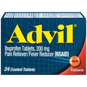 Advil Pain and Headache Reliever Ibuprofen Tablets;  200 mg;  24 Count